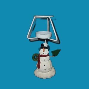 Snowman Christmas Candle Holder